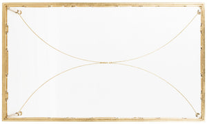 Safavieh Lura Coffee Table Retro Gold Metal Iron FOX2602A 889048118256