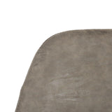 Safavieh Mathison Counter Stool Taupe Metal Foam Stainless Steel PU FOX3012B 889048365711