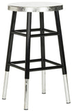 Kenzie Silver Dipped Counter Stool