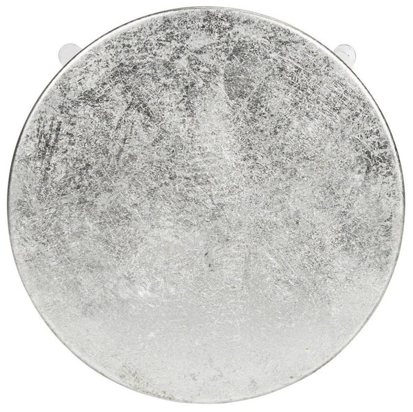 Safavieh Kenzie Bar Stool 30''H Dipped Black Silver Metal Iron FOX3212A 683726493525