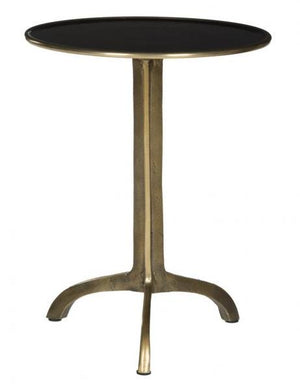 Safavieh Brent Accent Table Antique Brass Metal Aluminum FOX3220A 683726493716