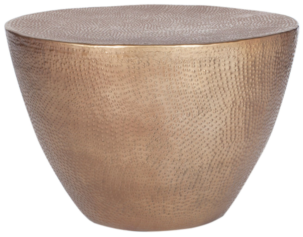 Safavieh Myrtis Coffee Table Brass Metal Aluminum FOX3232A 889048112094