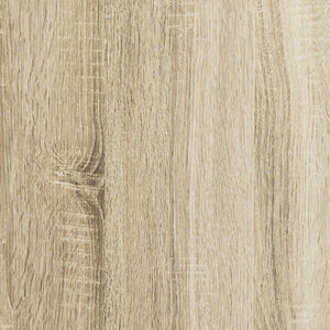 Safavieh Pitt End Table Mid Century Scandinavian Light Oak Black Wood Water Based Paint Powder Coating MDF Iron FOX4241A 889048200265