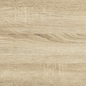 Safavieh Marcel End Table Retro Mid Century Three Tier Light Oak Black Wood NC Coating Powder MDF Iron FOX4252A 889048200418