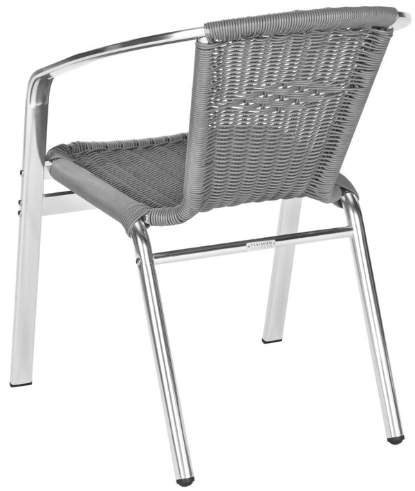 Safavieh Wrangell Indoor Outdoor Stacking Armchair FOX5207C-SET2