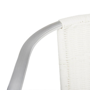 Wrangell Indoor-Outdoor Stacking Armchair Set - Stylish, Weather-Resistant Comfort for Any Space