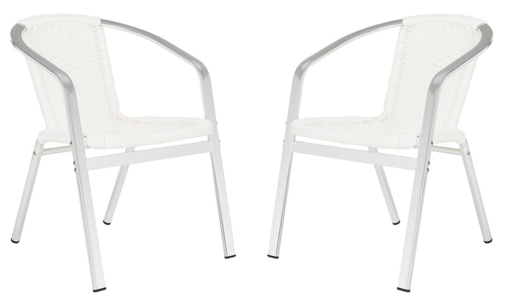 Wrangell Indoor-Outdoor Stacking Armchair Set - Stylish, Weather-Resistant Comfort for Any Space
