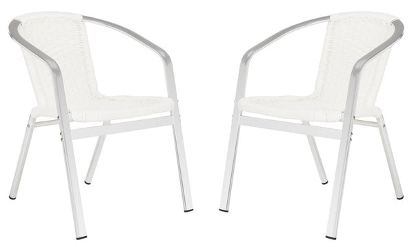 Wrangell Indoor-Outdoor Stacking Armchair Set - Stylish, Weather-Resistant Comfort for Any Space