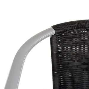 Wrangell Indoor-Outdoor Stacking Armchair Set - Stylish, Weather-Resistant Comfort for Any Space