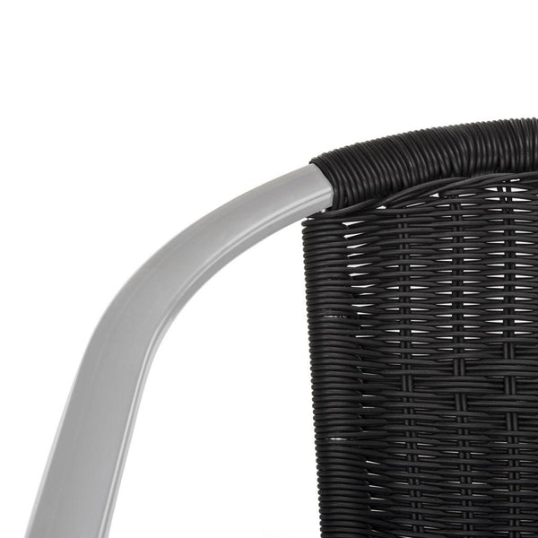 Wrangell Indoor-Outdoor Stacking Armchair Set - Stylish, Weather-Resistant Comfort for Any Space