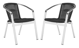 Wrangell Indoor-Outdoor Stacking Armchair Set - Stylish, Weather-Resistant Comfort for Any Space