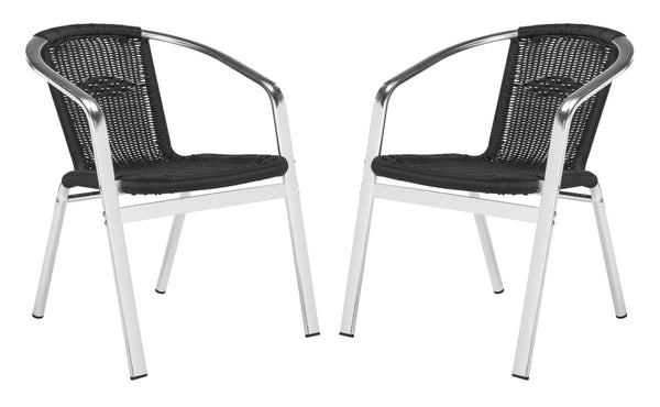 Wrangell Indoor-Outdoor Stacking Armchair Set - Stylish, Weather-Resistant Comfort for Any Space