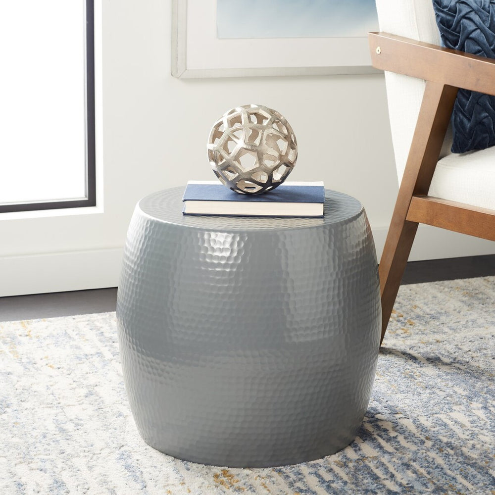 Safavieh Vanadium Round Hammered Stool FOX5504C