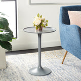 Safavieh Platina Round Top Sleek Table FOX5510B