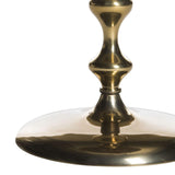 Safavieh Hydra Side Table Round Antique Brass Metal Powder Coating Aluminum FOX5520A 889048273573