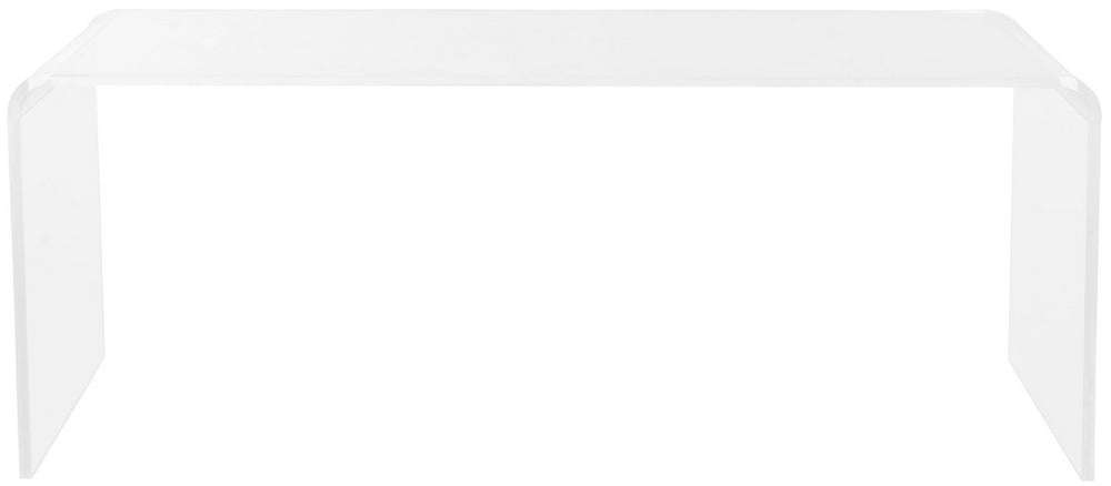Safavieh Atka Coffee Table Acrylic Clear Plastic FOX6015A 683726827023