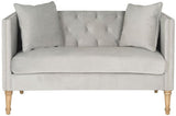 Sarah Tufted Settee With Pillows