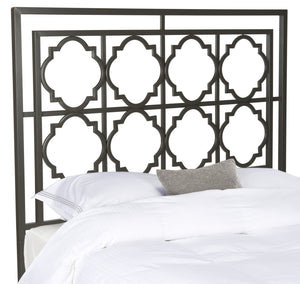 Safavieh Silva Metal Headboard Gunmetal Metal FOX6216B-K