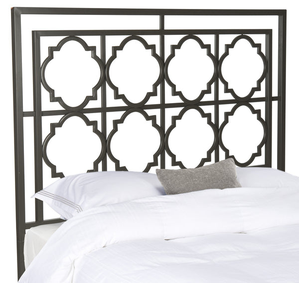 Safavieh Silva Metal Headboard Gunmetal Metal FOX6216B-K