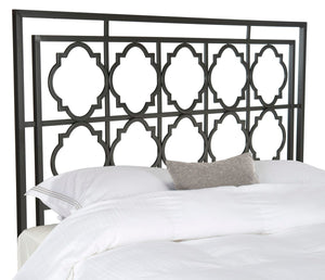 Safavieh Silva Metal Headboard Gunmetal Metal FOX6216B-K