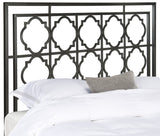 Safavieh Silva King Metal Headboard Antique Iron Metal FOX6216C-K