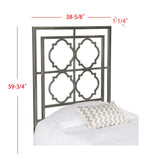 Safavieh Silva Queen Metal Headboard Antique Iron Metal FOX6216C-Q