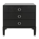 Lorna 3 Drawer Contemporary Night Stand