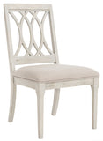 Safavieh - Set of 2 - Selena Side Chair 19''H Linen Taupe Rustic Grey NC Coating Rubberwood Foam Iron Polyester FOX6265C-SET2 889048221321