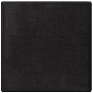 Safavieh Rowan Ottoman Contemporary Glam Velvet Square Black Metal Gold Foil Foam Brass Polyester FOX6288A 889048274440