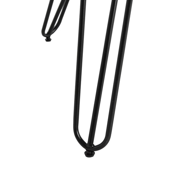 Safavieh - Set of 2 - Jora Side Chair Velvet Retro Dark Grey Metal Matte Coating Foam Brass Polyester FOX6296B-SET2 889048041721