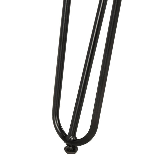 Safavieh - Set of 2 - Jora Side Chair Velvet Retro Black Metal Matte Coating Foam Brass Polyester FOX6296C-SET2 889048042995