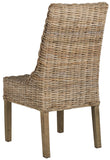 Safavieh - Set of 2 - Suncoast Arm Chair 18''H Rattan Natural Uned NC Coating Mango FOX6503B-SET2 683726561583