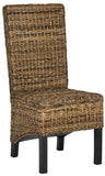 Safavieh - Set of 2 - Pembrooke Side Chair 19''H Rattan Natural NC Coating Mango FOX6520A-SET2 683726575405