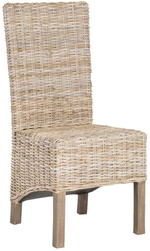 Safavieh - Set of 2 - Pembrooke Side Chair 19''H Rattan Natural Uned NC Coating Mango FOX6520B-SET2 683726575498