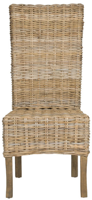 Safavieh - Set of 2 - Quaker Side Chair 19''H Rattan Natural Uned NC Coating Mango FOX6521A-SET2 683726575719