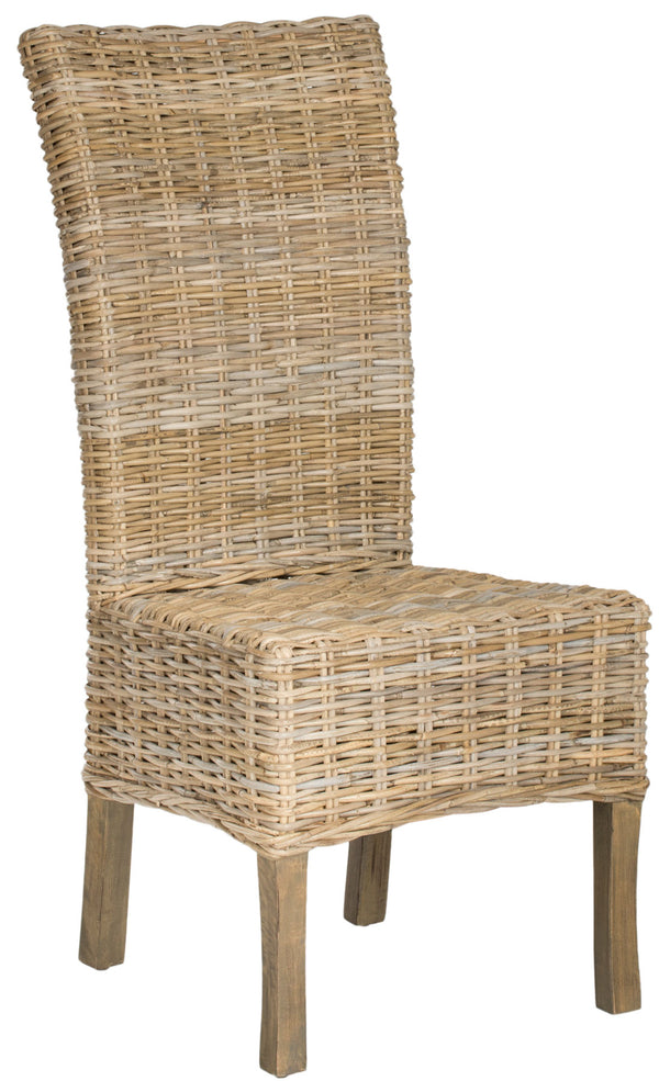 Safavieh - Set of 2 - Quaker Side Chair 19''H Rattan Natural Uned NC Coating Mango FOX6521A-SET2 683726575719