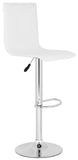 Safavieh Magda Bar Stool Swivel White Metal Steel PVC FOX7513A 683726767046