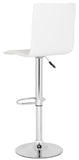 Safavieh Magda Bar Stool Swivel White Metal Steel PVC FOX7513A 683726767046