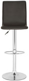 Safavieh Magda Bar Stool Swivel Brown Metal Steel PVC FOX7513C 683726767060