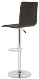 Safavieh Magda Bar Stool Swivel Brown Metal Steel PVC FOX7513C 683726767060