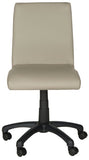 Safavieh Hal Desk Chair Grey Metal Foam Iron PVC FOX8501C 683726732877