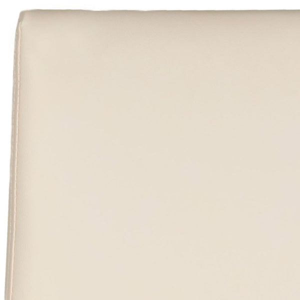 Safavieh Hal Desk Chair White Metal Foam Iron PVC FOX8501D 683726732884