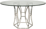 Shaw Dining Table in Chrome