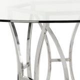 Shaw 42" Glass Top Dining Table