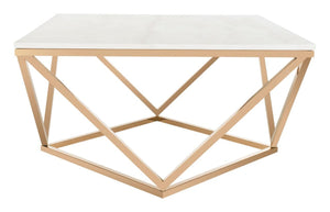 Safavieh Topeka Cocktail Table in White FOX9057A-2BX 889048169760