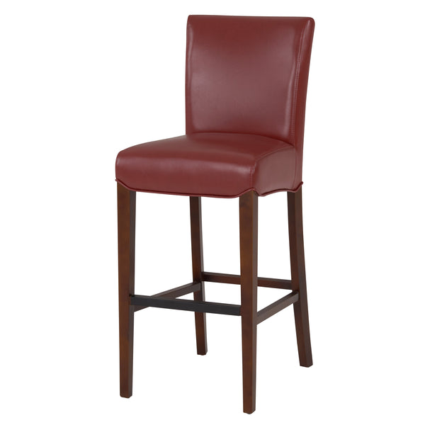 Milton Counter Stool - Elegant Bonded Leather Design with Sturdy Birch Frame and Contemporary Style