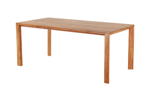 Porter Designs Bauhaus Solid Acacia Wood Modern Dining Table Natural 07-162-01-0170T-KIT