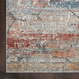 Nourison Rustic Textures RUS11 Painterly Machine Made Power-loomed Indoor Area Rug Multicolor 7'10" x 10'6" 99446799050