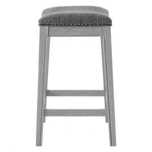 Grover Fabric Counter Stool Lyon Dark Gray