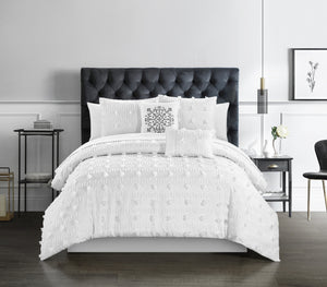 Ahtisa White Queen 5pc Comforter Set